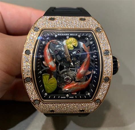 richard mille 10 green|rms 10 tourbillon koi fish.